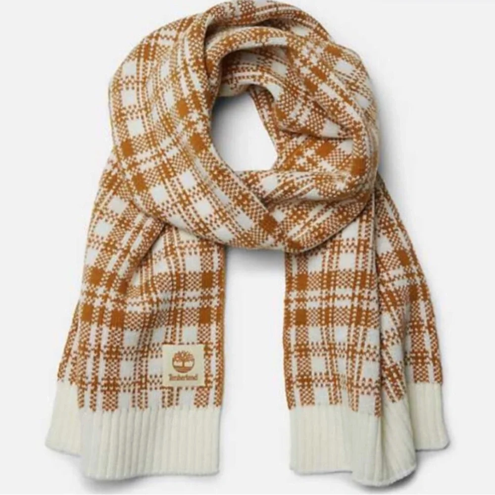 TIMBERLAND Scarf OS Wheat Plaid